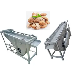 Kualitas Baik Pecan Nut Cracker Almond Memisahkan Mesin Hazelnut Palm Kernel Aprikot Almond Retak Hazelnut Dehulling Mesin
