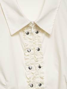 Camisa de popelina con botones y tachuelas para mujer 2026, blusa de algodón de manga corta, corte holgado, top informal, camisa de boutique <span class=keywords><strong>Revit</strong></span> OEM - Product Image 6