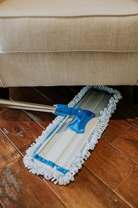 18 "एल्यूमीनियम फ्रेम और एल्यूमीनियम हैंडल के साथ पेशेवर माइक्रोफाइबर मॉप - Product Image 5
