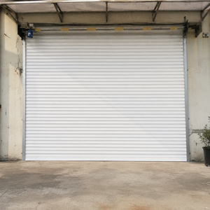 Porte à enroulement en acier de couleur personnalisée, remplie de mousse, avec moteur tubulaire électrique, pour usage commercial - Product Image 3