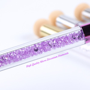 Tampon à ongles <span class=keywords><strong>en</strong></span> <span class=keywords><strong>silicone</strong></span> rose à double tête Peinture éponge diamantée Stylo à ongles <span class=keywords><strong>en</strong></span> <span class=keywords><strong>silicone</strong></span> pour l'art des ongles - Product Image 4