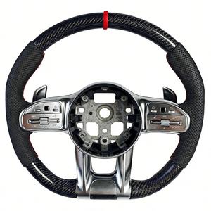Volant personnalisé pour Mercedes Benz <span class=keywords><strong>AMG</strong></span> <span class=keywords><strong>GT</strong></span> W176 W202 W212 C43 C300 E211 GLC200 - Product Image 2
