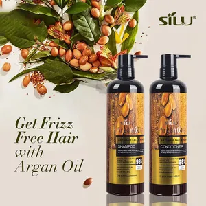 Argan Oil Custom Logo Oem Anti Hair Fall Private Label Biotin Organic Oily Hair Shampoo And Conditioner Set