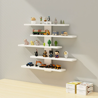 Étagère murale flottante pour rangement et présentation de figurines, boîtes mystères, décorations et objets de collection - Organisateur de décoration intérieure