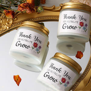 Huaming Private Primal Label Hotel Palo Santo Colección de velas de aromas mixtos Velas perfumadas de cera de soja de Vidrio colorido Vela pequeña - Product Image 2