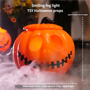 Lanternes citrouilles d'Halloween en plastique, LED lumineuses, ajourées, accessoires décoratifs pour parcs d'attractions, durables, NOUVELLES ARRIVÉES - Product Image 3
