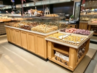 Fabriek die glazen taartvitrine, commerciële bakkerijvitrine en gebakvitrine met LED-verlichting levert