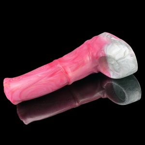ปลอกหุ้มอวัยวะเพศชาย FRRK Factory Horse Cock Sleeves Extender ขนาดใหญ่ สีสันสดใส ทำจากซิลิโคนเหลว สำหรับผู้ชาย - Product Image 2
