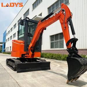 Mini Escavadora com Frete Grátis, Motor Personalizado, Escavadeira Pequena de Esteira de 3,5 Toneladas com Garra Euro 5 Ce Epa para Jardim, Fazenda e Casa - Product Image 2