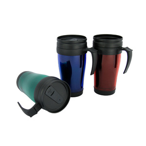 Giấy Chèn Nhựa Thermo Coffee Mug Với Xử Lý Đôi Tường Nhựa Travel Cup Cách Điện Nhựa Travel Mug - Product Image 3