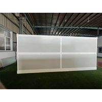 Conteneur pliable prêt à être expédié, maison préfabriquée mobile, mini-maisons fabriquées en acier pour application en bâtiment de bureaux
