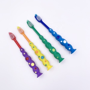 Hot Selling Kids <strong>Toothbrush</strong> with Fun Suction Cup - Product Image 2