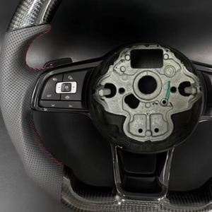 Volant en fibre de carbone de haute qualité adapté à Volkswagen Polo gti Scirocco GTS <span class=keywords><strong>GTE</strong></span> GLI R-Line <span class=keywords><strong>Golf</strong></span> 6 Mk4 Mk5 Mk7 GTD CC - Product Image 3