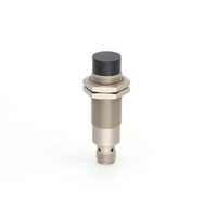 KRONZ Cabezal de Lectura y Escritura HF 13,56 MHz con Pantalla LED de 2 Pines M12 A Conector Macho Codificado RFID M18