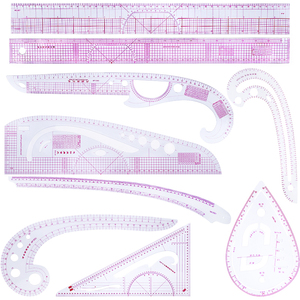 MCZ-108 Đa Chức Năng 9 Cái May Thước Kẻ Cong Pháp Bộ Dụng Cụ May Vẽ Mẫu Làm Thước Kẻ - Product Image 1