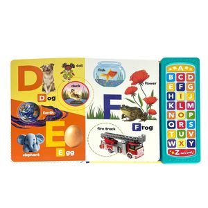 Libro de sonido de tablero <span class=keywords><strong>en</strong></span> inglés ABC interactivo de 26 botones para niños, libro de <span class=keywords><strong>Audio</strong></span> inteligente de aprendizaje temprano para bebés <span class=keywords><strong>con</strong></span> impresión de <span class=keywords><strong>libros</strong></span> de sonidos - Product Image 3