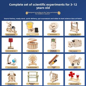 Kit de Experimentos Científicos <span class=keywords><strong>para</strong></span> Niños de Primaria - Juguete Educativo de Física, Set Completo Eléctrico y Manual, Edades 3-12, STEAM - Product Image 2