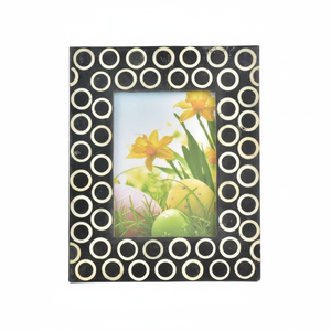 Marco de Fotos de Lujo con Incrustaciones de Hueso para Decoración de Interiores, Diseño Elegante Hecho a Mano, Apto para Hogares Modernos y Clásicos - Product Image 1