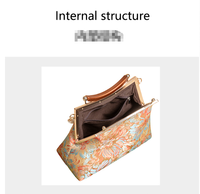 Sac à main en brocart chinois traditionnel, style Cheongsam, sac vintage Hanfu, sac à bandoulière/sac croisé polyvalent
