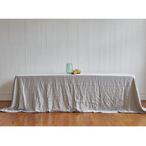 Volant bianco Wedding 100% <span class=keywords><strong>lino</strong></span> tessuto personalizzabile OEKO-TEX tovaglie <span class=keywords><strong>e</strong></span> <span class=keywords><strong>tovaglioli</strong></span> certificati - Product Image 2