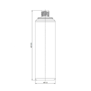 ขวดทรงกลม LDPE HDPE ขนาด 500 มล. Ø61.8 มม. รุ่นใหม่ พร้อมหัวฉีดแบบแบน 2.3 มม. หัวฉีดเรียบ ปิดผนึกอย่างดี สำหรับผลิตภัณฑ์ความงาม - Product Image 3