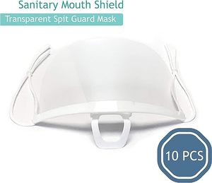 10 Piezas/Caja Protector Facial Transparente Protector Bucal Transparente Antivaho Reutilizable Cubrebocas Transparente - Product Image 5