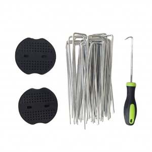 Galvanizado jardim paisagem tecido pinos Sod grampo - Product Image 5