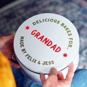 Wholesale Metal Packaging White Round Metal Tin Children Candy Packaging 8 Inch Cookies Cake Tin Box With Lids - Product Image 5