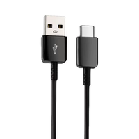 Cable de Datos USB Tipo C de Carga Rápida 3A para Samsung, Estilo Original, para S9, S10, NOTE 10, Cámara, Computadora, con 12 Meses de Garantía en PVC