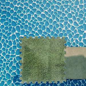 <span class=keywords><strong>Tappeto</strong></span> per <span class=keywords><strong>piscina</strong></span> con erba stampata (9 pezzi) - Product Image 3