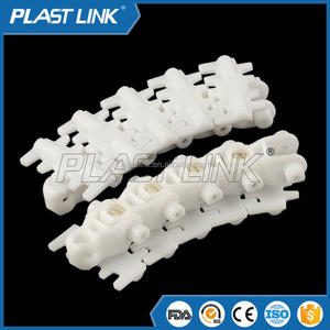 ناقل صفيحة سلسلة مرن من البلاستيك <span class=keywords><strong>PL</strong></span> 63T حلقة سلسلة مرنة ذهبية سلسلة - Product Image 2