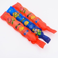 Fabricant d'équipement d'origine Tube souple en plastique imprimé sucette glacée jus d'orange Sachet en plastique laminé injecté scellé pour boisson boisson
