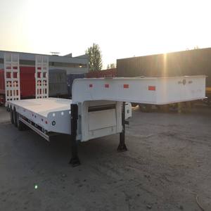 Heavy-duty 7 8 Axle 100-120 Ton Heavy-duty Low Flatbed <b>Trailer</b> for Heavy Transportation, Low Flatbed/low Bed Semi Truck <b>Trailer</b> - Product Image 4