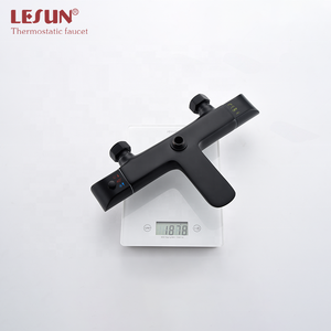 LESUN Douche de plafond carrée noire, pomme de douche, <span class=keywords><strong>kit</strong></span> de douche pour salle de bain - Product Image 6