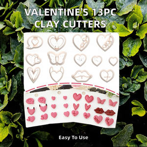 Moldes <span class=keywords><strong>cortadores</strong></span> de <span class=keywords><strong>arcilla</strong></span> polimérica de plástico suave de 13 piezas para herramientas de pastel elegante diseño de corona pendiente joyería cortador de precisión para - Product Image 2