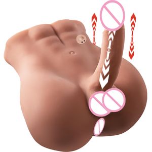 Мужская секс-кукла для женщин с 7,1in Телескопический огромный фаллоимитатор секс-куклы для мужчин с плотным анальным мастурбатором секс-игрушка для гей-пары - Product Image 1