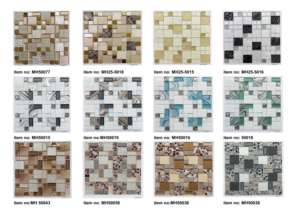 Piastrelle in Vetro Decorative Best Seller a Prezzo Competitivo, Mosaico Artistico Effetto Pietra per Pareti - Product Image 2