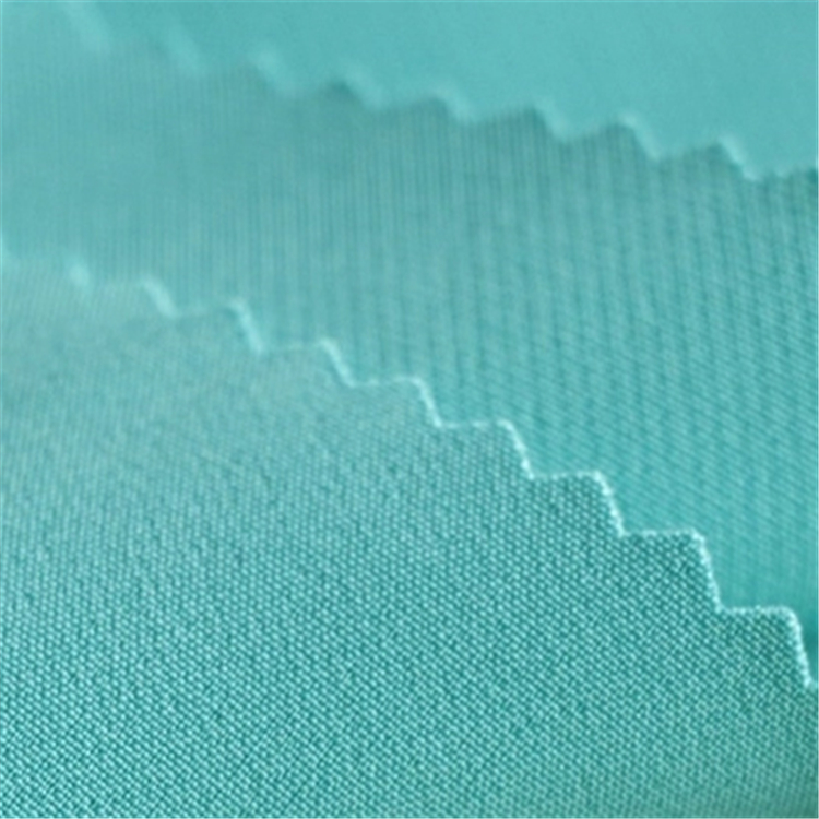 Оптовая продажа, 97% полиэстер, 3% спандекс, четырехсторонняя эластичная саржевая двухслойная ткань для одежды