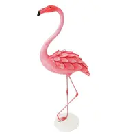 Ornamen Flamingo Resin Kerajinan Hewan Rumah Baru Desain Grosir Burung Parrot Burung