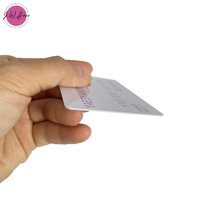 Carte de crédit en PVC personnalisée pour cadeau de maître découpé, de visite