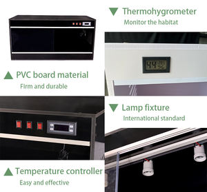 Jaula de reptiles de PVC de hábitat de calidad, <span class=keywords><strong>serpiente</strong></span> y Gecko, Bola de terrario, pitón y dragón barbudo, caja de embalaje - Product Image 5