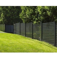 Op maat gemaakt modern decoratief aluminiumlegering draad elektrisch lamellenhek systeem paneel profiel klik-systeem rotbestendig CE