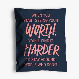 Wasserdichter Porto-Paket versand beutel außen ist weiß innen ist schwarz neues Material Kurier versand Verpackung Versandt aschen - Product Image 1