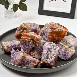 Venta al por Mayor de Amatista Natural, Ágata, Piedra en Bruto, Cristal, Mineral, Espécimen, Decoración para el Hogar, Regalo Navideño - Product Image 6