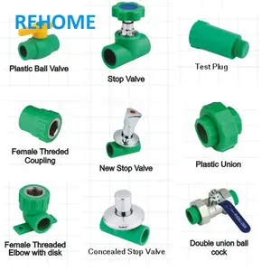Nieuwe Product Nieuw Type Gratis Monsters Plastic Waterleiding Ppr Messing Fittingen Elleboog Reducer Cross Fittings Voor Waterleiding