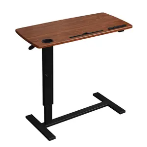 Dizüstü bilgisayar masası pnömatik kaldırma ayaklı masa yüksekliği ayarlanabilir çalışma masası başucu tembel masa kaldırma masası - Product Image 1