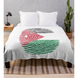 Flagge von Jordanien Amerika-Decke, superweiche Flanelldecke, ultraweiche Decke, ganzjährig verwendbare leichte Decken für Kinder und Erwachsene - Product Image 2