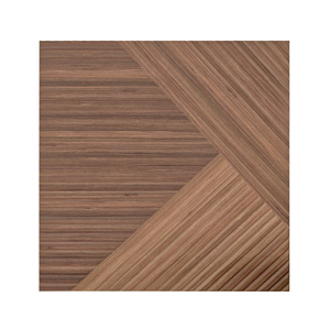 Panneau acoustique moderne 3D cannelé à grain <span class=keywords><strong>de</strong></span> bois en PET 9mm-Salles <span class=keywords><strong>de</strong></span> bains étanches à l'humidité avec impression réaliste en chêne/noyer - Product Image 5