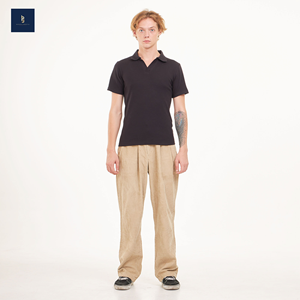 เสื้อยืดแขนสั้นสำหรับผู้ชายผ้าวาฟเฟิลผ้าวาฟเฟิลสำหรับใส่ทำงานในประเทศไทยออกแบบเองได้ใส่สบาย - Product Image 6