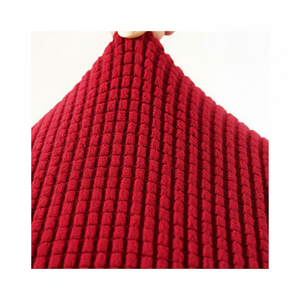 Acogedor estilo Simple patrón flocado Color personalizado Premium Fleece sofá cama cubierta cálido y suave al tacto transpirable patrón liso - Product Image 1